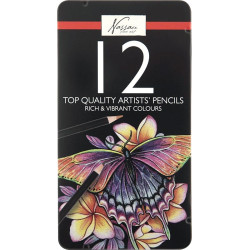 Top Quality Artist's Pencils 12pcs., Nassau Fine Art