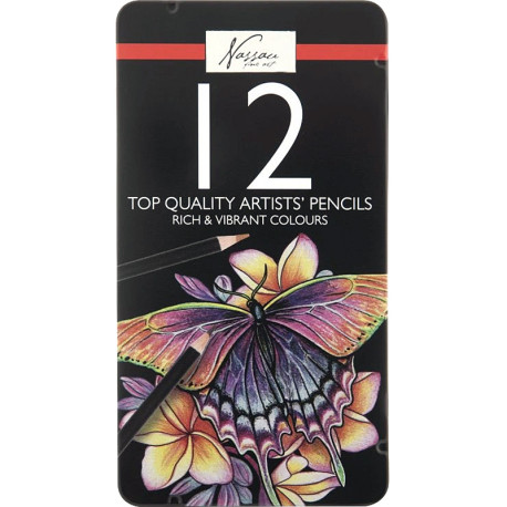 Top Quality Artist's Pencils 12pcs., Nassau Fine Art