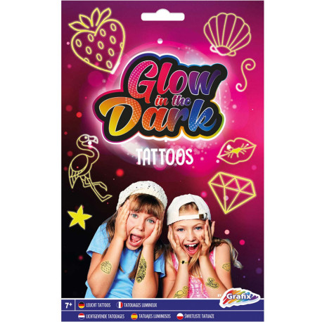 Glow in the Dark Tatoos for Girls, Creative Craft