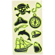 Glow in the Dark Tatoos for Boys, Creative Craft