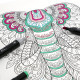 Marker Colouring Sheets Animals 25x35cm 16 Designs, Nassau Fine Art