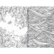 Krāsojamā grāmata Animals & Patterns A4 120g/m² 64lp., Craft ID