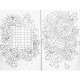 Colouring Book Florals A4 120g/m² 64 Designs, Craft ID