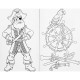 Colouring Book Pirate A5 64 Drawings, Creative Craft