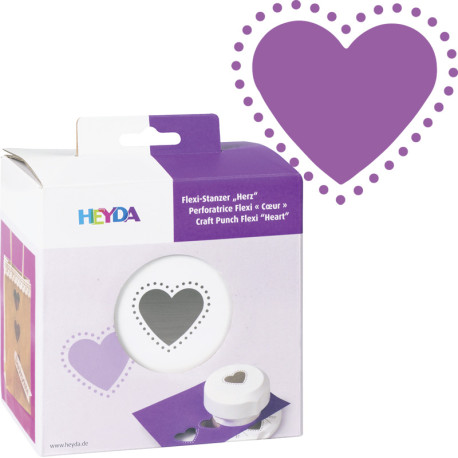 Craft Punch Flexi Heart, Heyda