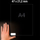 Ultra Resistant Outdoor Labels 45.7x21.2mm Laser, Avery Zweckform
