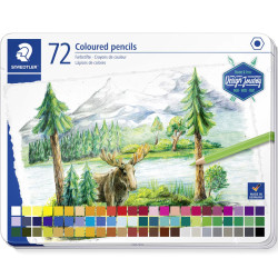 Krāsainie zīmuļi Design Journey 146C metāla kastīte 72gab., Staedtler