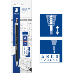 Mechanical Pencil 0.5mm/0.7mm Graphite 778 Staedtler