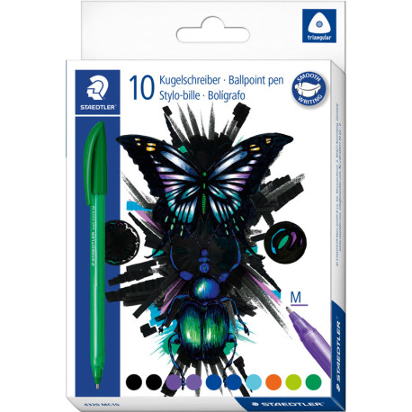 Ballpoint Pens Cool & Cute M 10pcs., Staedtler