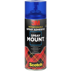 SprayMount™ Repositionable Spray Adhesive 400ml, 3M