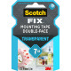 Scotch® Fix™ Transparent Mounting Tape 19mmx1.5m, 3M