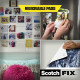 Līmmasas kvadrātiņi Scotch Fix™ 11x15mm 36gab., Linex