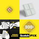 Līmmasas kvadrātiņi Scotch Fix™ 11x15mm 36gab., Linex