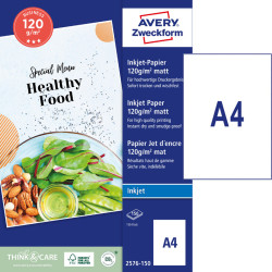 Inkjet Paper Matt A4 120g/m² 150pcs., Avery Zweckform