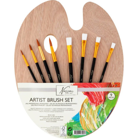 Palete un otu komplekts 8gab., Nassau Fine Art