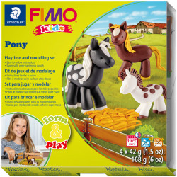Fimo Kids komplekts Form&Play Pony, Staedtler