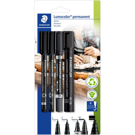 Mixed Marker Set Lumocolor® Permanent, Staedtler