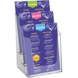 Brochure Holder 3xA4, Europel