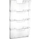 Wall Brochure Holder 4xA4 Horizontal, Europel