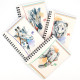 Notebook Boho Spirit A6 90g/m² 50 pages Squared, Oxford