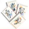 Notebook Boho Spirit A6 90g/m² 50 pages Squared, Oxford