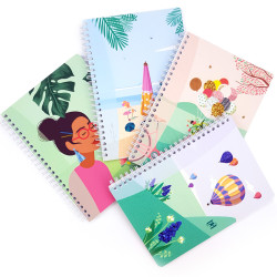 Notebook Horizons A5 90g/m² 60 pages Squared, Oxford