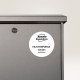 Weatherproof film labels Ø30mm, Colour & B/W Laser, Copier
