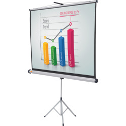 Pārnēsājams ekrāns ar statīvu 1450x1088mm, Nobo