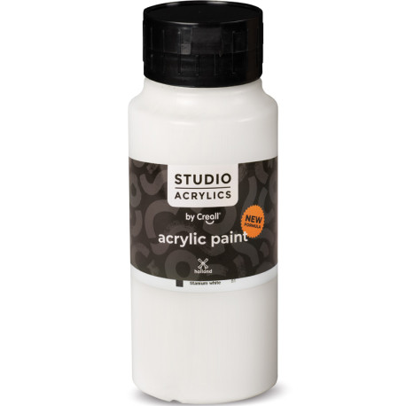 Acrylic Paint Titanium White 500ml/1000ml, Creall