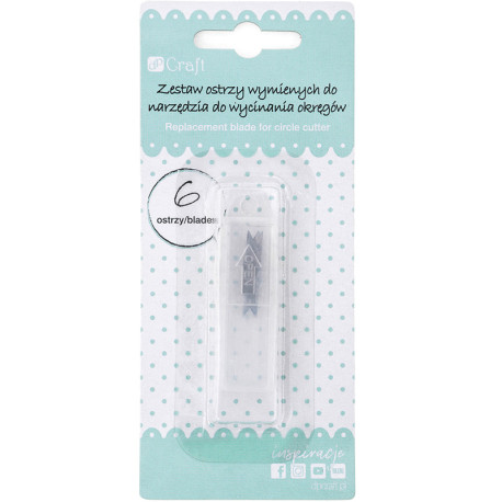Replacement Blades for Circle Cutter 6pcs., DP Craft