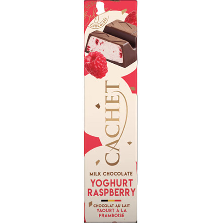 Milk Chocolate Cachet Yoghurt Raspberry 45g