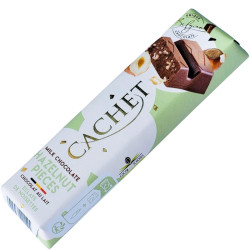 Milk Chocolate Cachet Hazelnut Peces 50g
