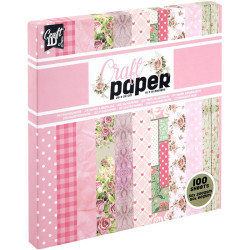 Craft Paper 20cmx20cm 80g/m² & 200g/m² 100 Sheets, Creative Craft