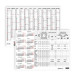 Calendar Simple A4, Balts