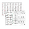 Calendar Simple A4, Balts