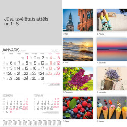 Wall Calendar Bonus, Balts