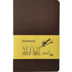 Piezīmju/skiču grāmata ar krāsainām lapām 13.5x21cm 48lp., Smiltainis