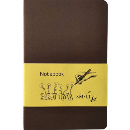 Stitched Notebook with Mixed Colored Sheets 13.5x21cm 48 Sheets, Smiltainis