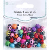 Pērlītes Galvaskausi 1cm 48gab., DP Craft
