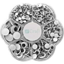 Self-adhesive Wiggle Eyes Set 500pcs., DP Craft