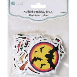 Vinyl Stickers Halloween 50pcs., DP Craft