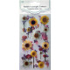 Transparent Sickers Flowers 49pcs., DP Craft