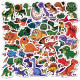 Vinyl Stickers Dinosaurs 50pcs., DP Craft