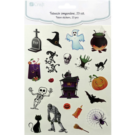 Tattoo Stickers Colourful 23pcs., DP Craft