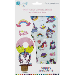 Glow in the Dark Tattoos Unicorns, DP Craft