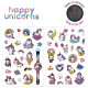 Glow in the Dark Tattoos Unicorns, DP Craft