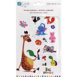 Glow in the Dark Tattoos Animals, DP Craft