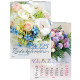 Wall Calendar Flowers, Timer