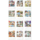 Wall Calendar Pastel Colours, Timer