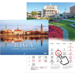 Wall Calendar Rīga, Timer